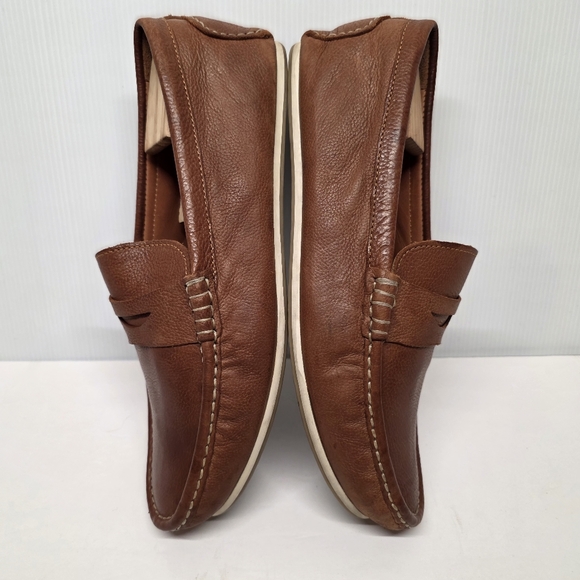 Allen Edmonds Super Sport Leather Lambskin Penny Loafers - Picture 4 of 8